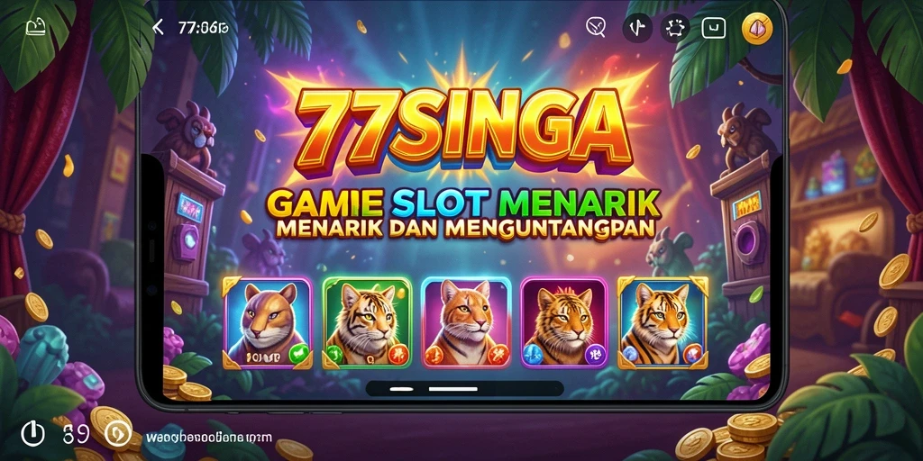 Screenshot gameplay 77SINGA yang penuh dengan keseruan Slot.