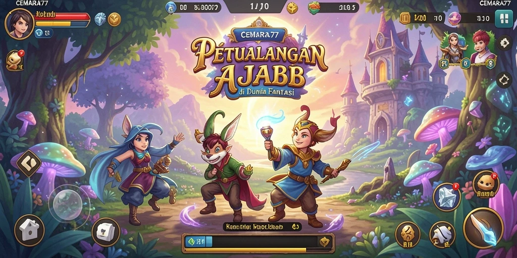 Screenshot CEMARA77 menampilkan pemain beraksi dalam petualangan menantang.