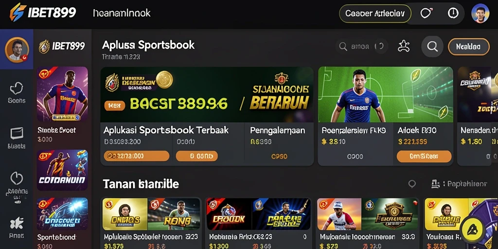 Tampilan dinamis IBET899 saat melakukan taruhan olahraga.