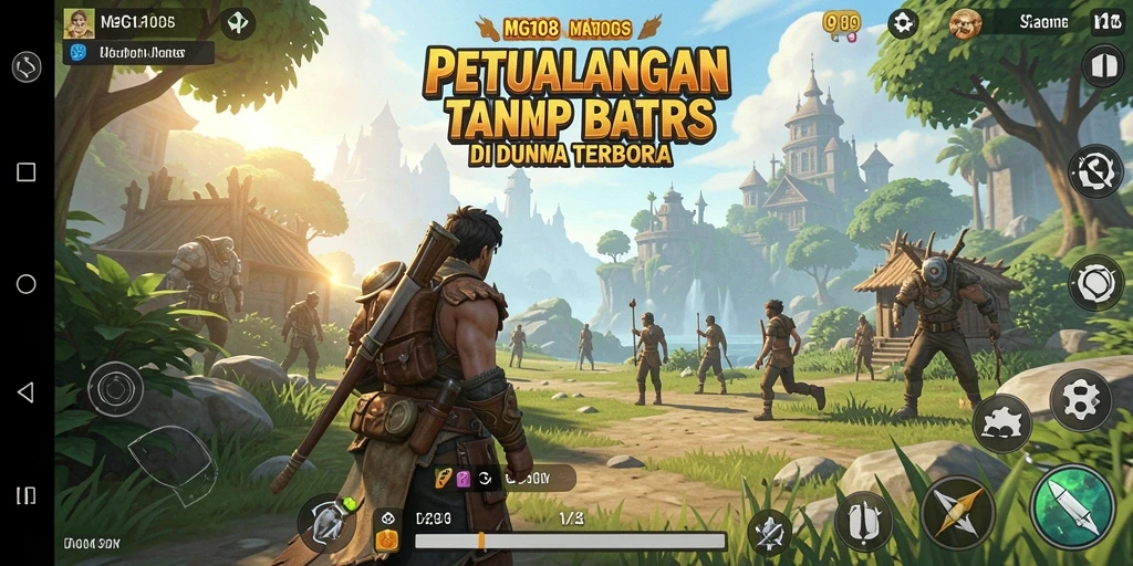 Gameplay MG108 menampilkan eksplorasi yang mendalam dan lingkungan yang luas.