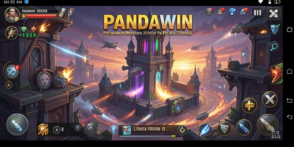 Gameplay menara pertahanan yang menarik dan penuh aksi.