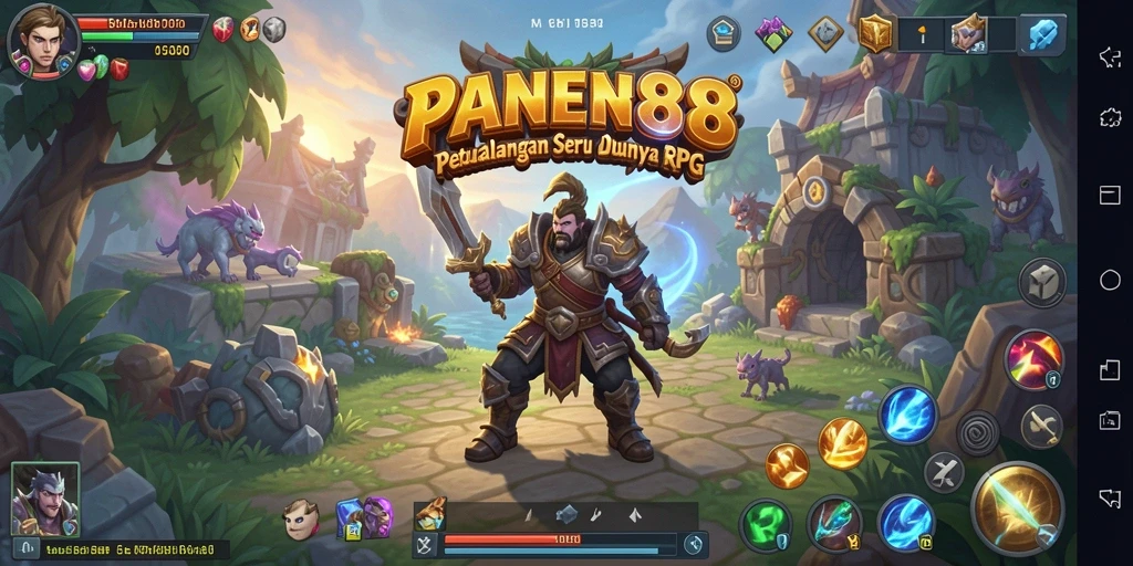 Tampilan gameplay seru dan mendebarkan dalam PANEN88.