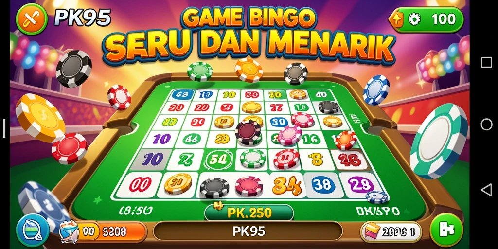 Tampilan gameplay Bingo yang seru dan interaktif di PK95.
