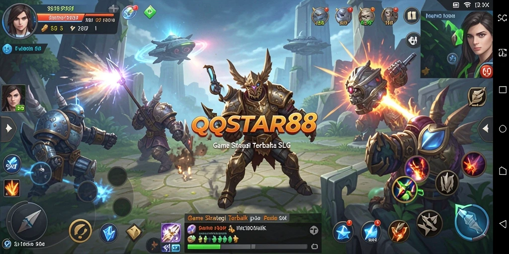 Screenshot gameplay QQSTAR88 menunjukkan aksi strategis yang mendebarkan.