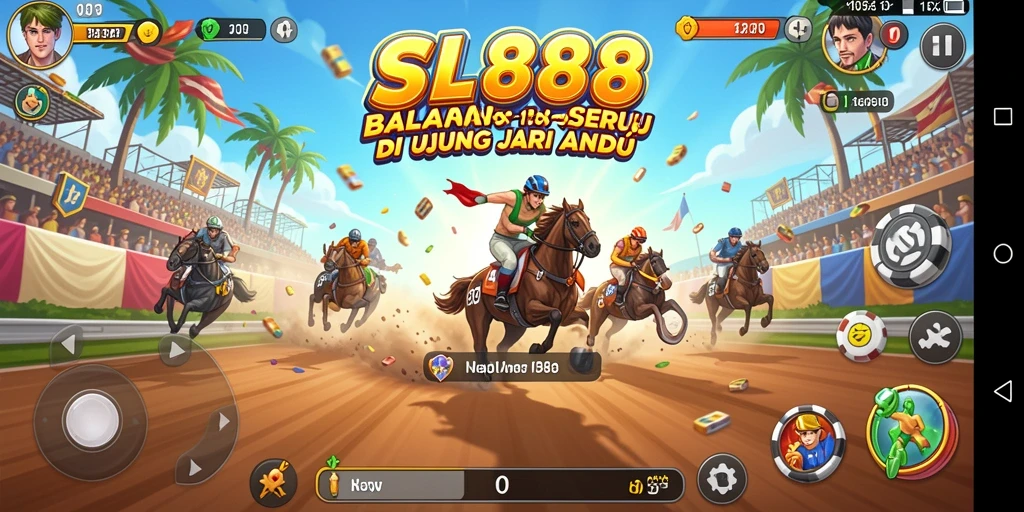 Menampilkan aksi balapan menegangkan di SL888 dengan grafis realistis.