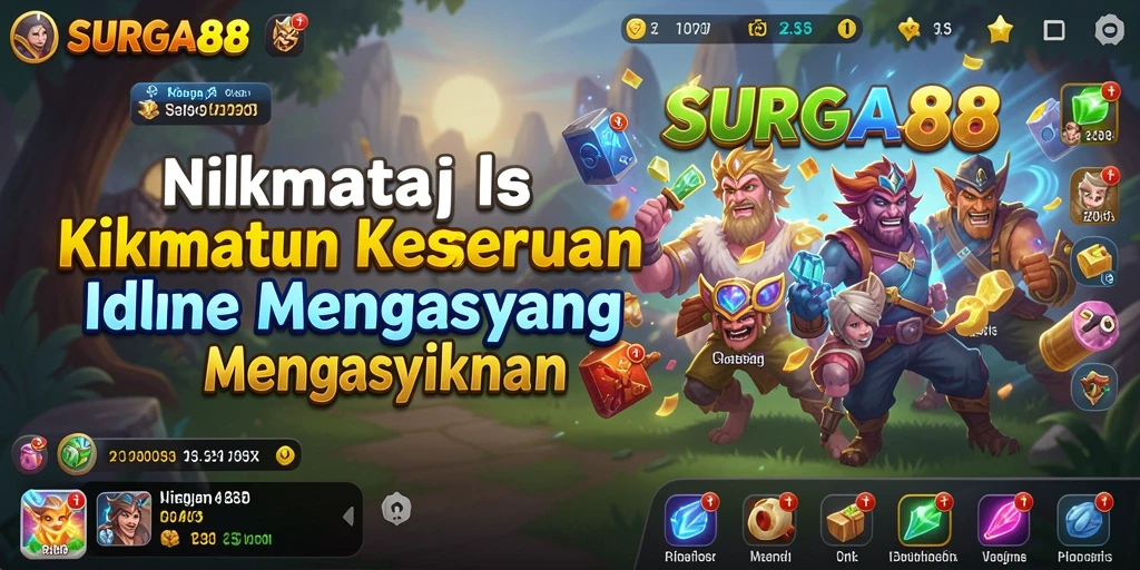 Tampilan utama gameplay SURGA88 yang seru dan interaktif.