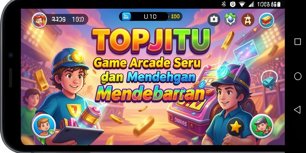 Tangkapan layar gameplay seru dari TOPJITU yang penuh aksi.