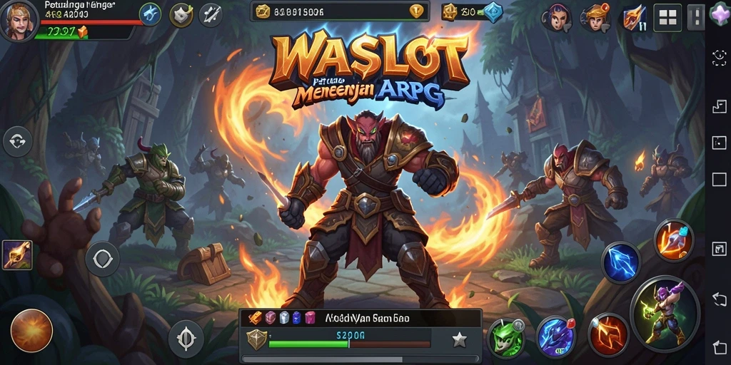 Tampilan gameplay menakjubkan dari WASLOT yang penuh aksi.