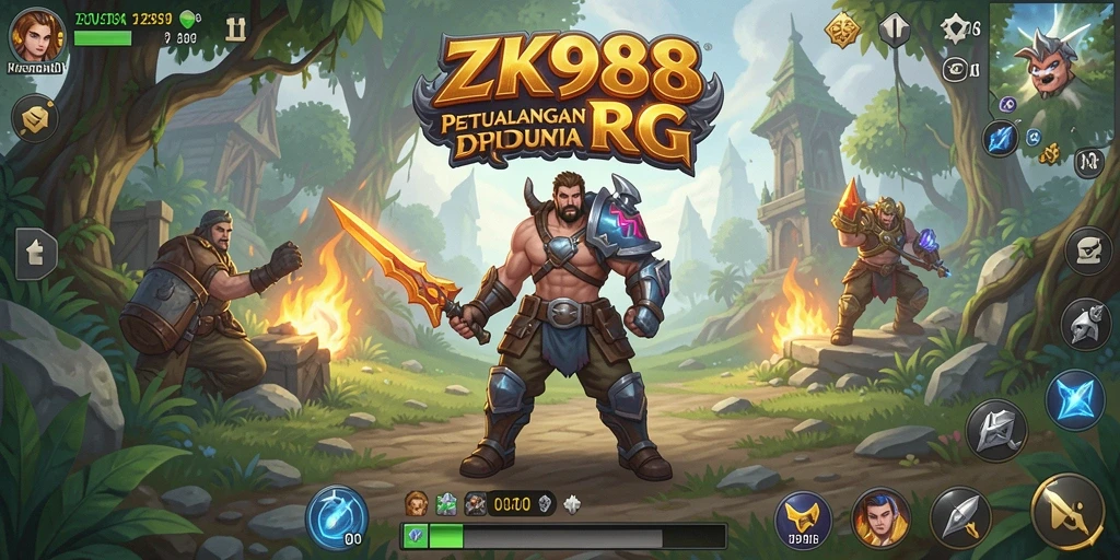 Gameplay seru ZK988 dengan pertarungan yang mendebarkan.